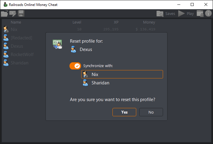 Railroads Online! Money Cheat - Reset Profile